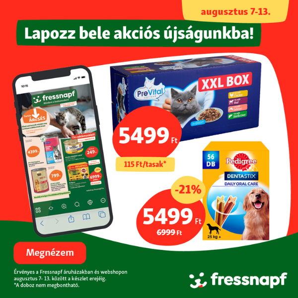 Fressnapf: Nyárvégi ajánlatok