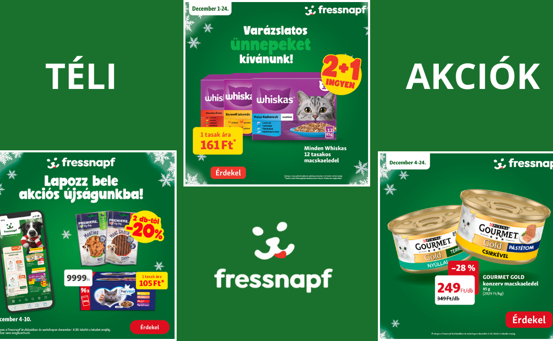 Fressnapf: Decemberi akciók