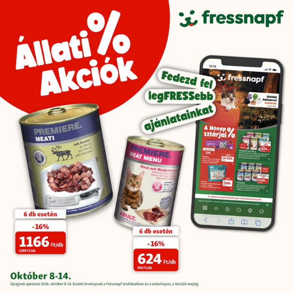 Fressnapf: Októberi akciók
