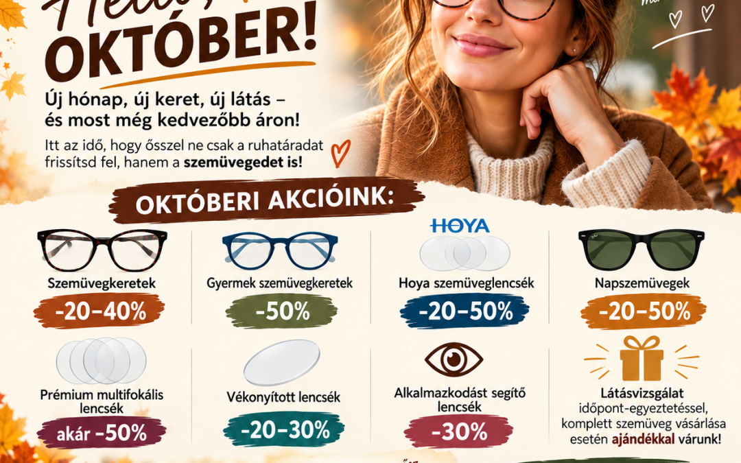 Írisz Optika: Őszi Kedvezmények